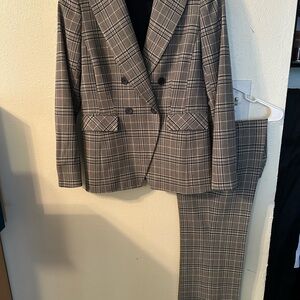 Preston & York Plaid Pantsuit